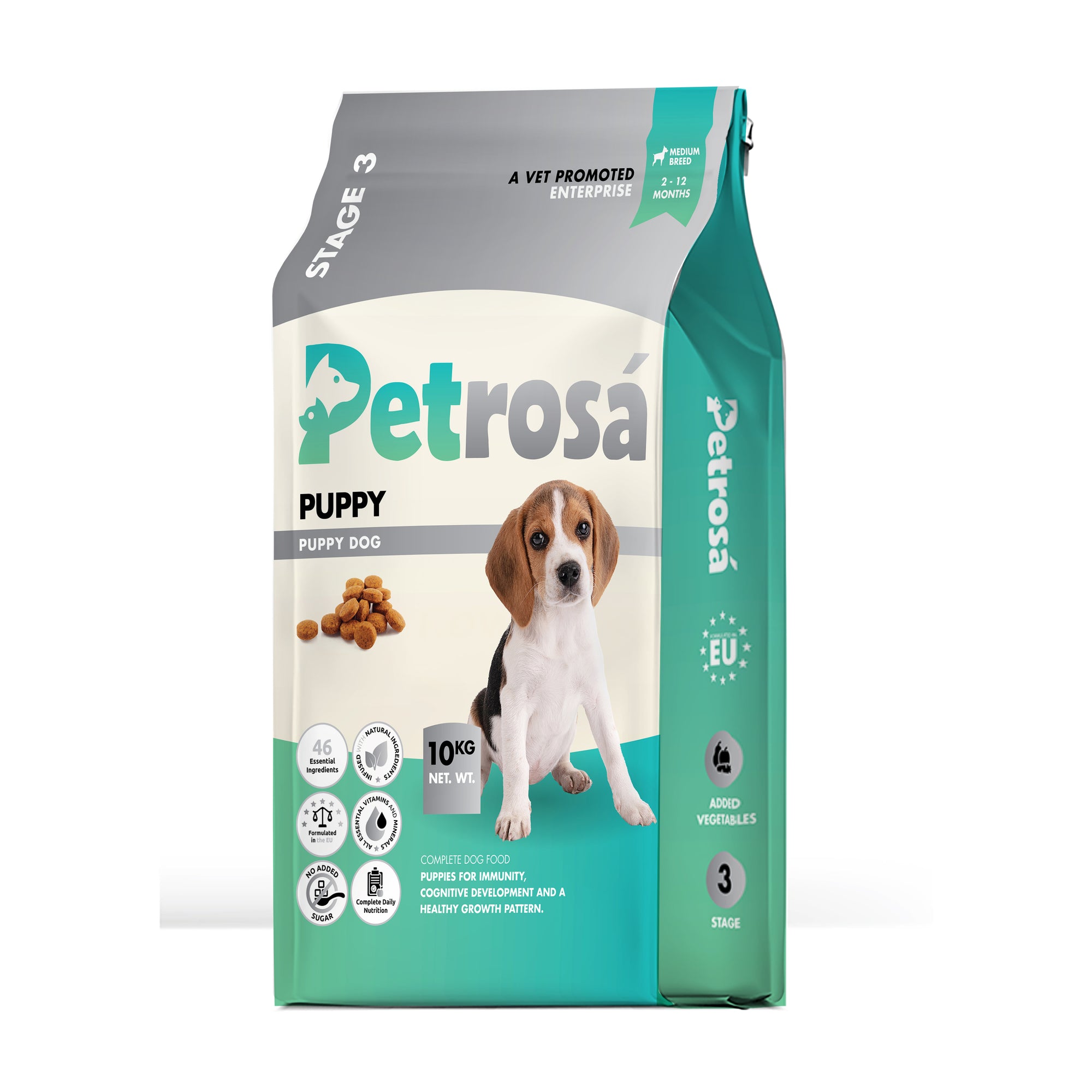 Puppy: Medium Breed (2 months - 12 months)